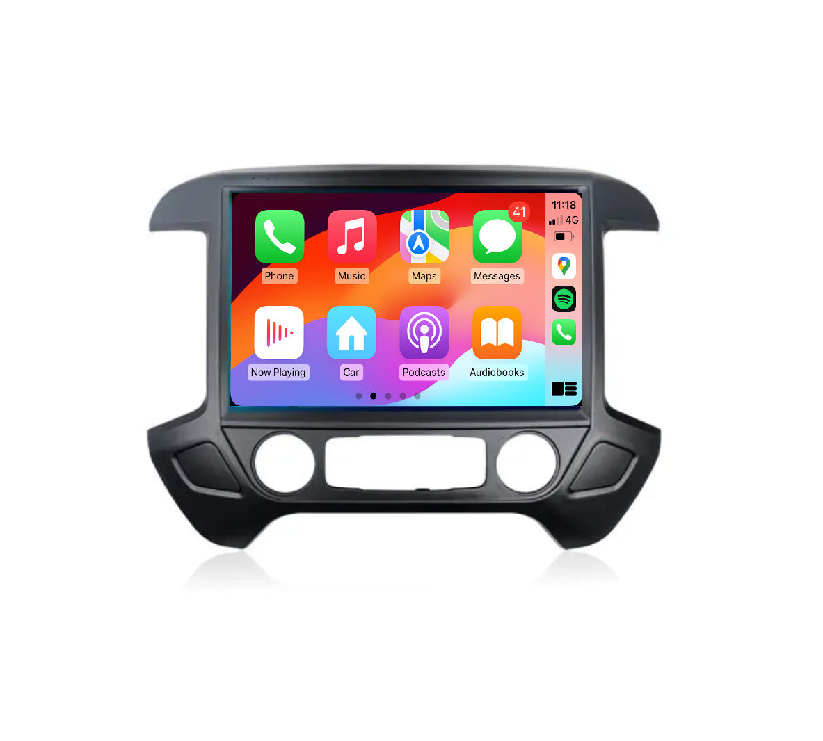Chevrolet Silverado 2014-2019 9" GPS Bluetooth Apple CarPlay Android Auto Stereo Screen