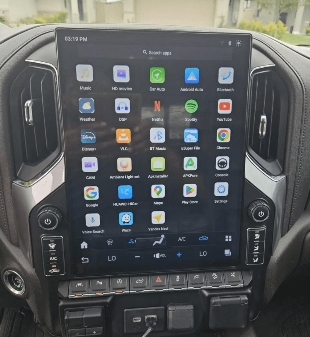 Chevrolet Silverado 2019-2024 14.4" GPS Bluetooth Apple CarPlay Android Auto Stereo Screen
