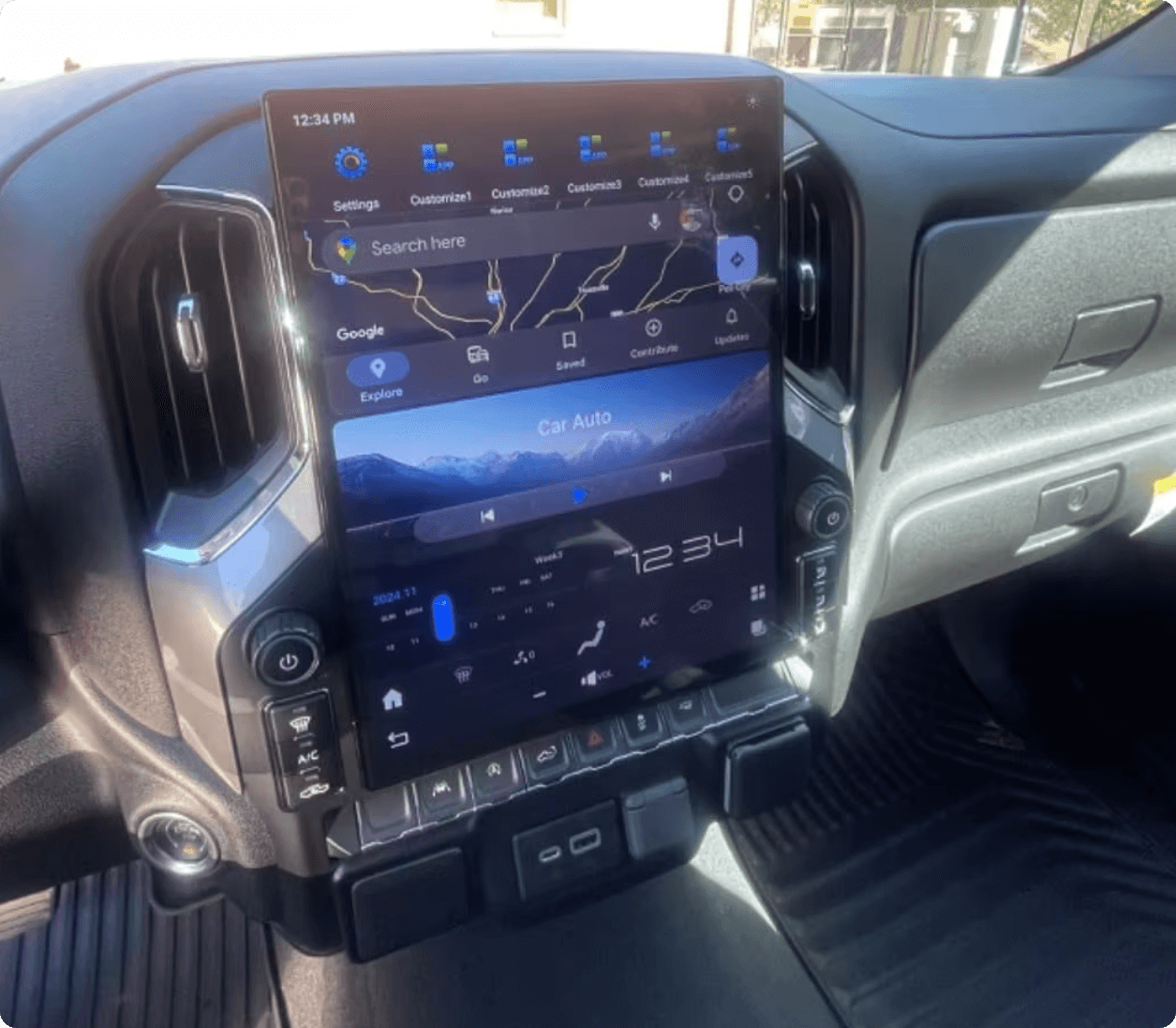 Chevrolet Silverado 2019-2024 14.4" GPS Bluetooth Apple CarPlay Android Auto Stereo Screen