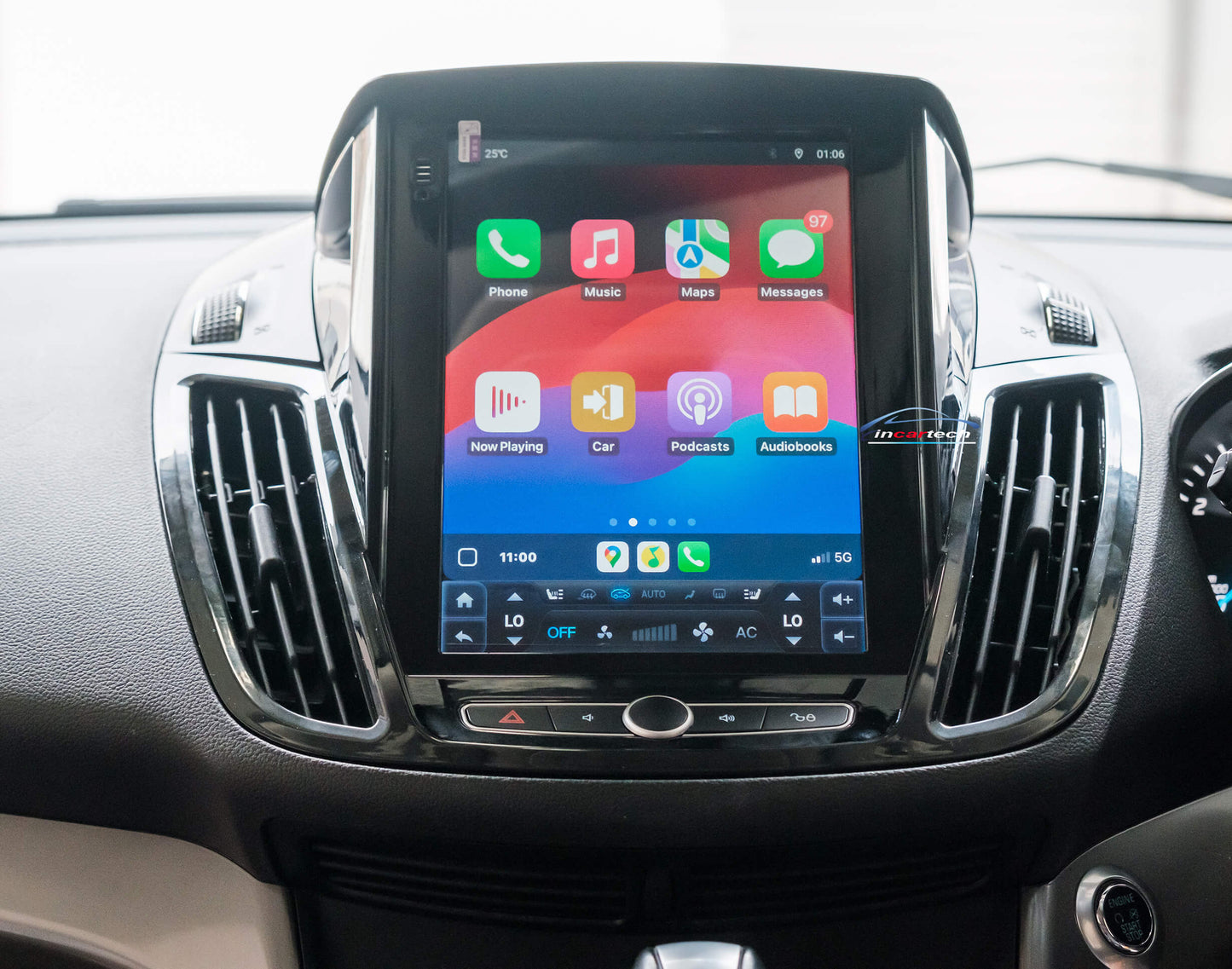 Ford Kuga 2013-2018 10.4 inch vertical Touchscreen Wireless Apple CarPlay Android Auto GPS Bluetooth