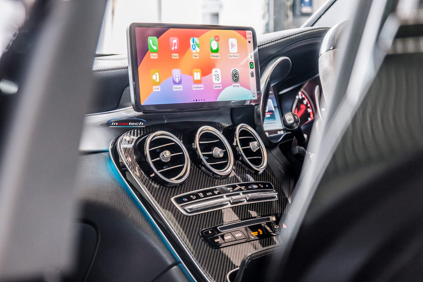 Mercedes Benz GLC-Class 14-19 (x253 C253) 12.3" touchscreen upgrade stereo wireless Carplay android auto