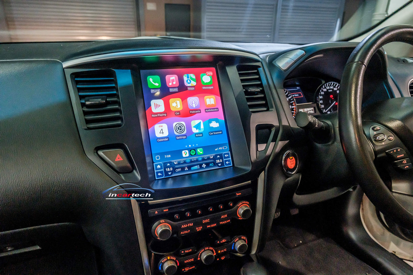 Nissan Pathfinder R52 2013-2019 9.7" Tesla Style GPS Wireless Apple CarPlay Android Auto Stereo