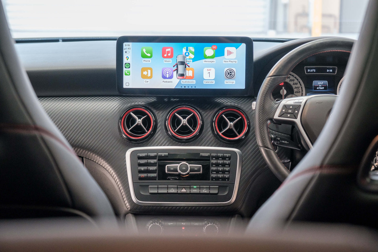 Mercedes Benz CLA Class 13-18 (C117 X117) Touchscreen upgrade stereo wireless Carplay Android auto