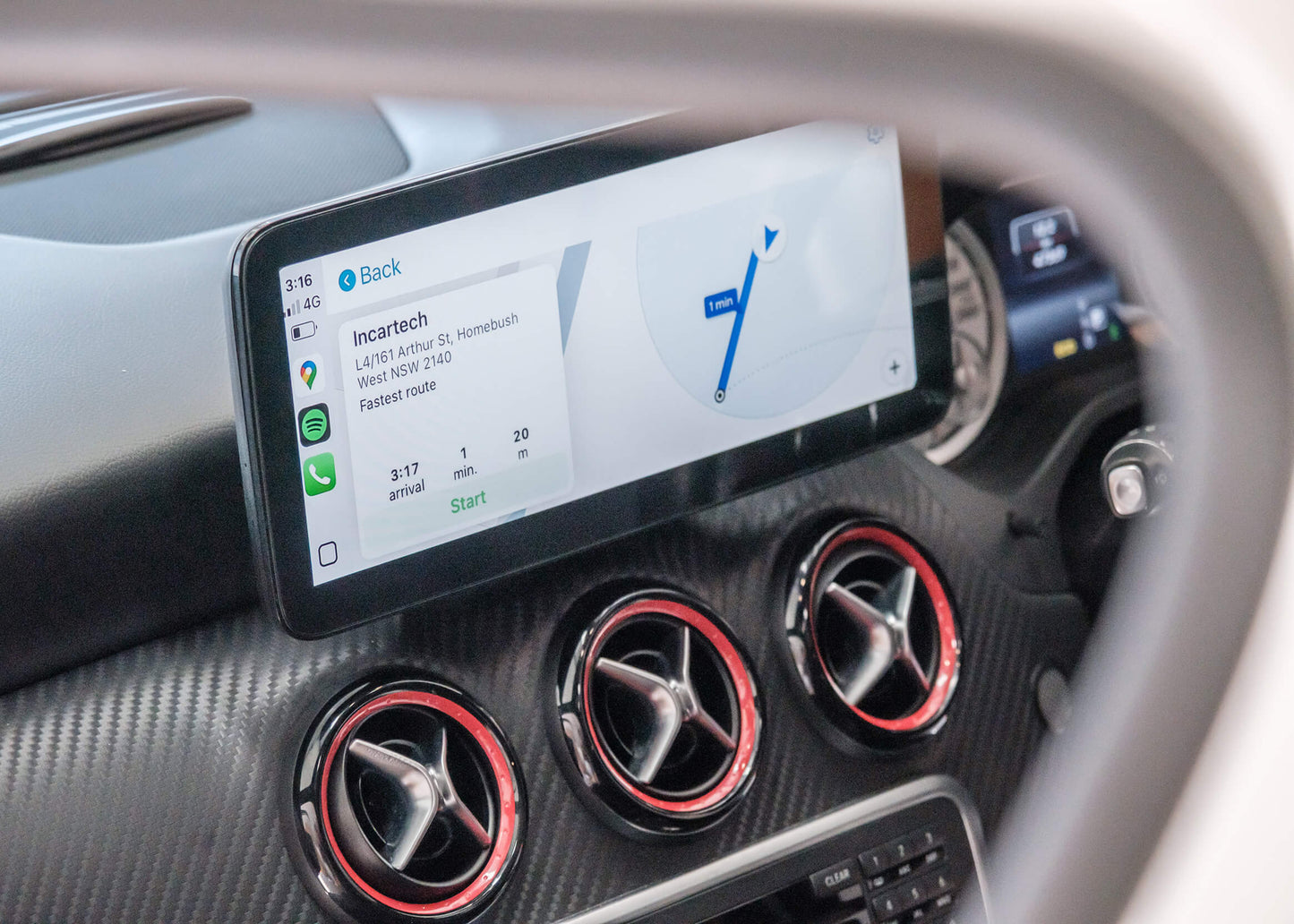 Mercedes Benz CLA Class 13-18 (C117 X117) Touchscreen upgrade stereo wireless Carplay Android auto