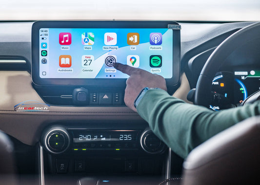 Toyota Rav4 2018-2023 12.3" GPS Bluetooth Wireless Apple CarPlay Android Auto Stereo Support JBL