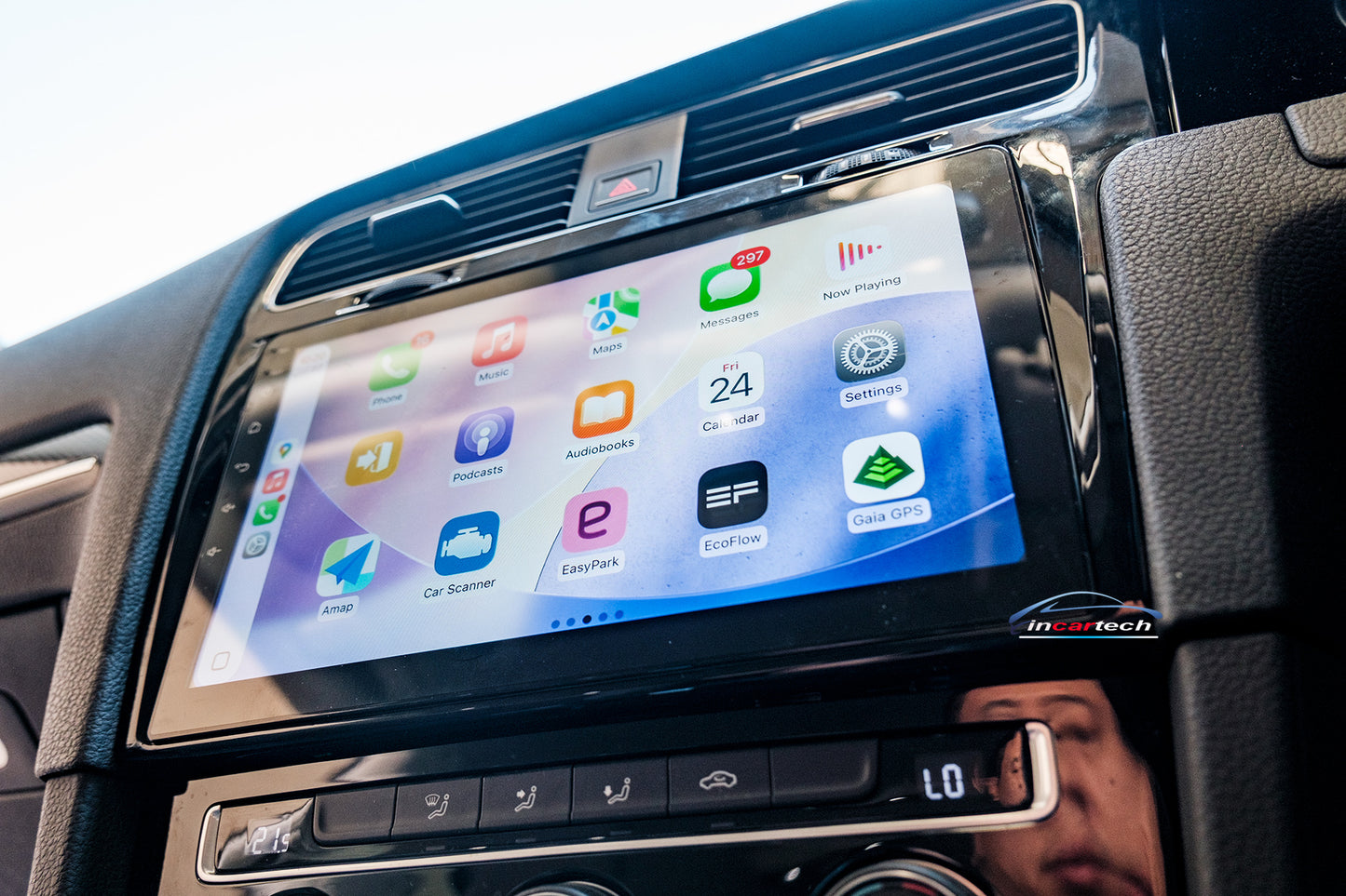 Volkswagen VW Golf 13-20 mk7 GTI 10" Infotainment Wireless Apple Carplay GPS stereo