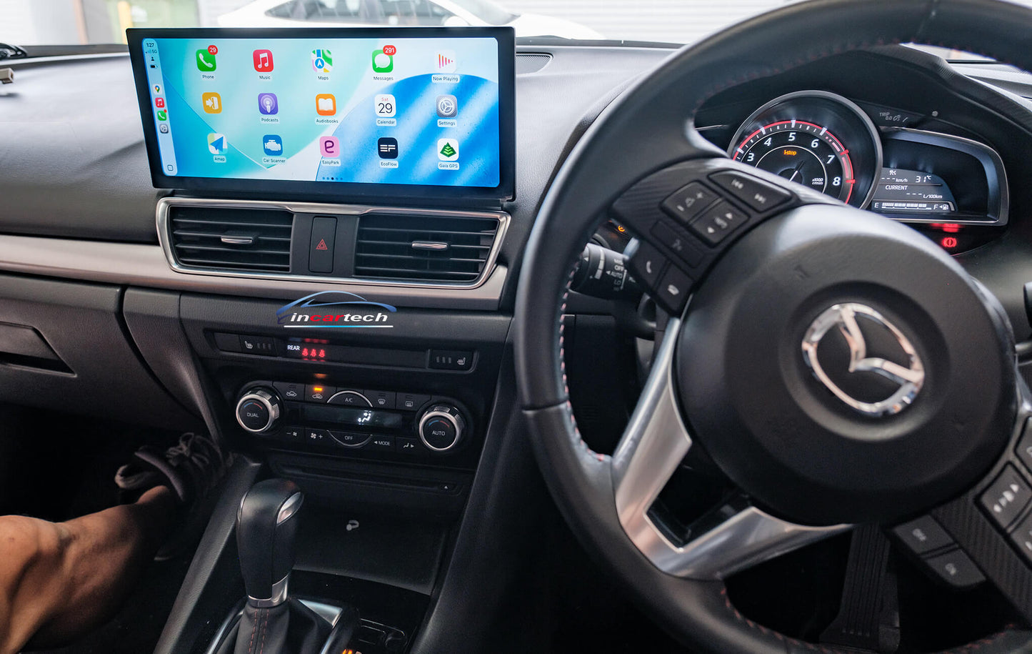 Mazda 3 2013-2018 BM 12.3" Wide Touchscreen Wireless CarPlay Android Auto Stereo sp25