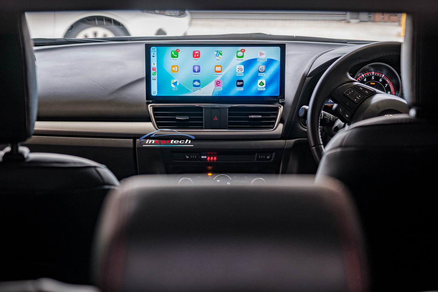 Mazda 3 2013-2018 BM 12.3" Wide Touchscreen Wireless CarPlay Android Auto Stereo sp25