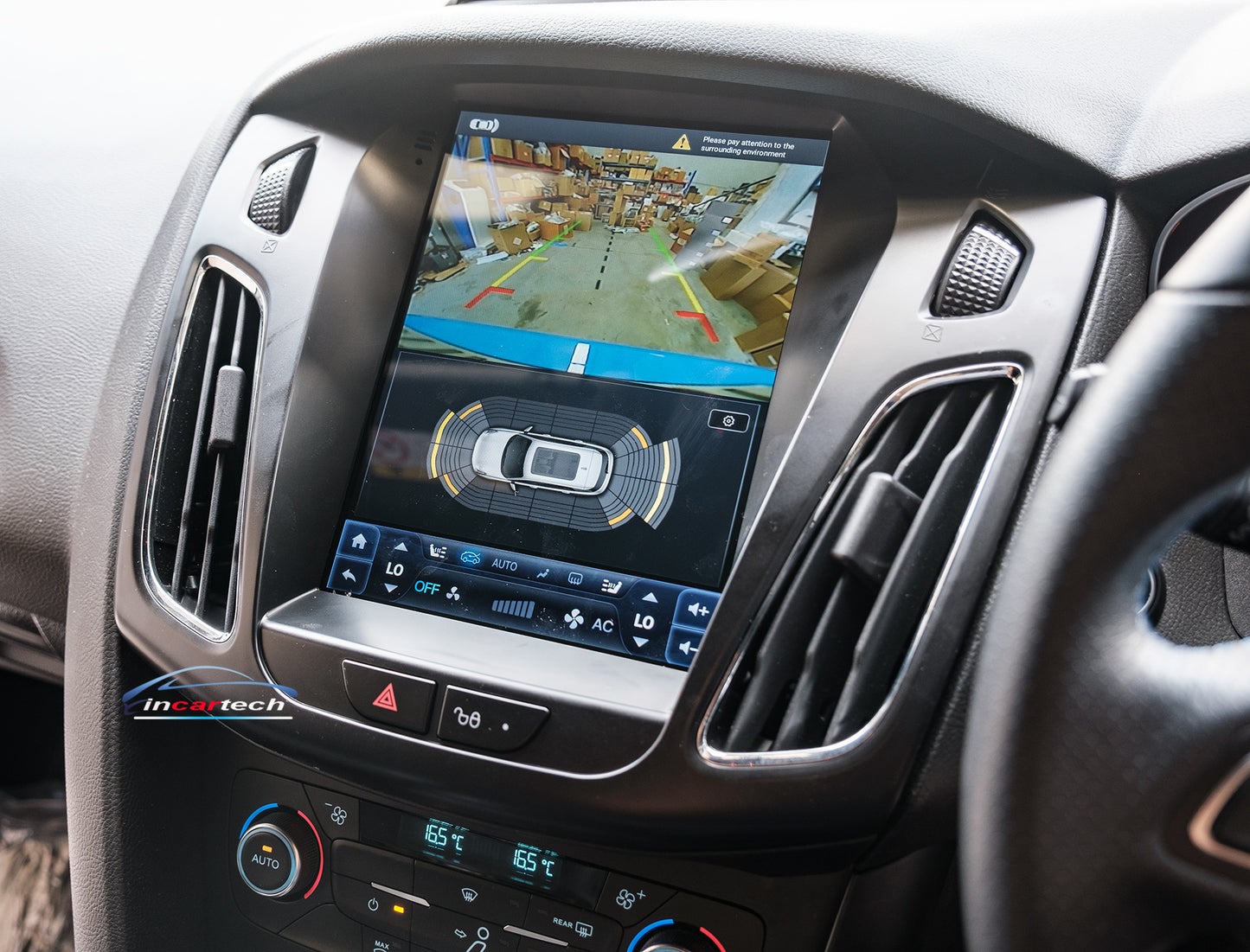 Ford Focus RS 12-18 9.7 inch Tesla style screen Wireless Apple CarPlay Android Auto GPS