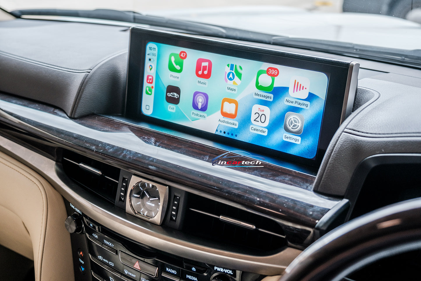 Lexus LX570 2016-2021 Wireless CarPlay & Android Auto MMI Retrofit Integration Interface