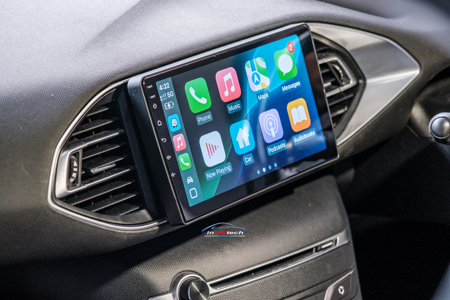 Peugeot 308 2014-2019  Wireless Apple Carplay Android Auto GPS Stereo replacement
