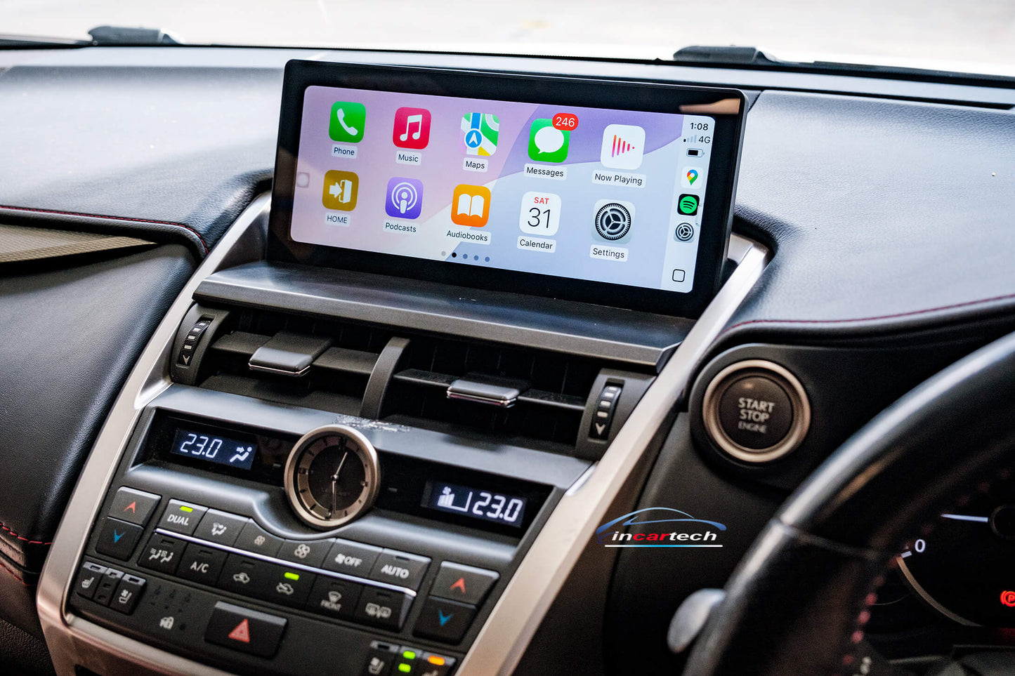 Lexus NX 14-20 10.25 inch touchscreen stereo wireless CarPlay Android Auto