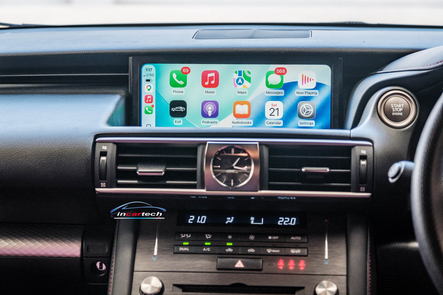 Lexus IS/LS/RC 2016-2020 Add Wireless CarPlay & Android Auto MMI Retrofit integration interface