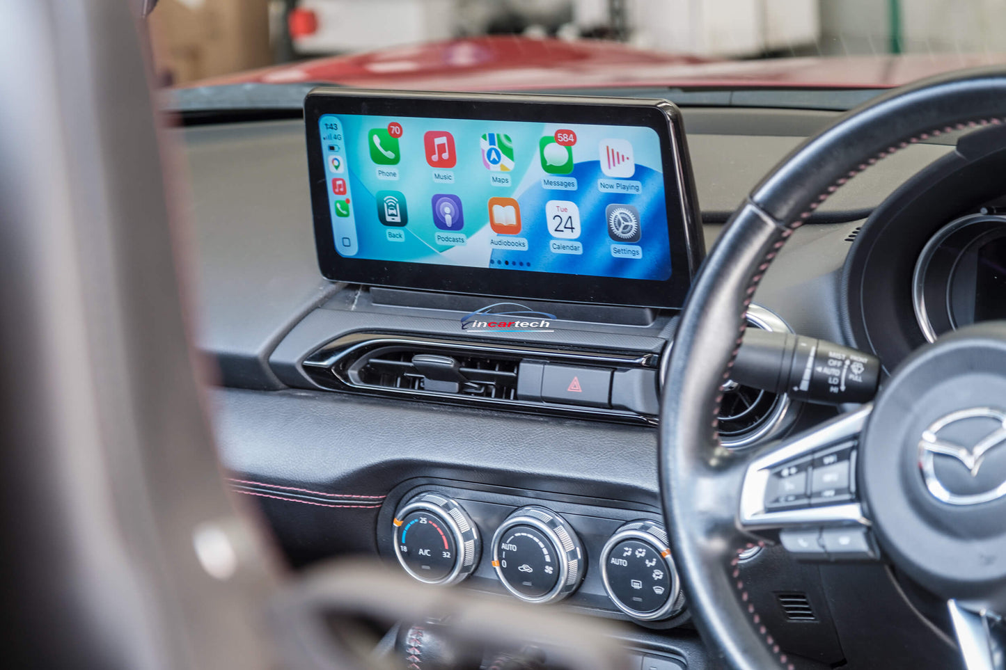 Mazda MX5 2015-2022 10.2" Touchscreen Stereo relacement Wireless Carplay Android auto