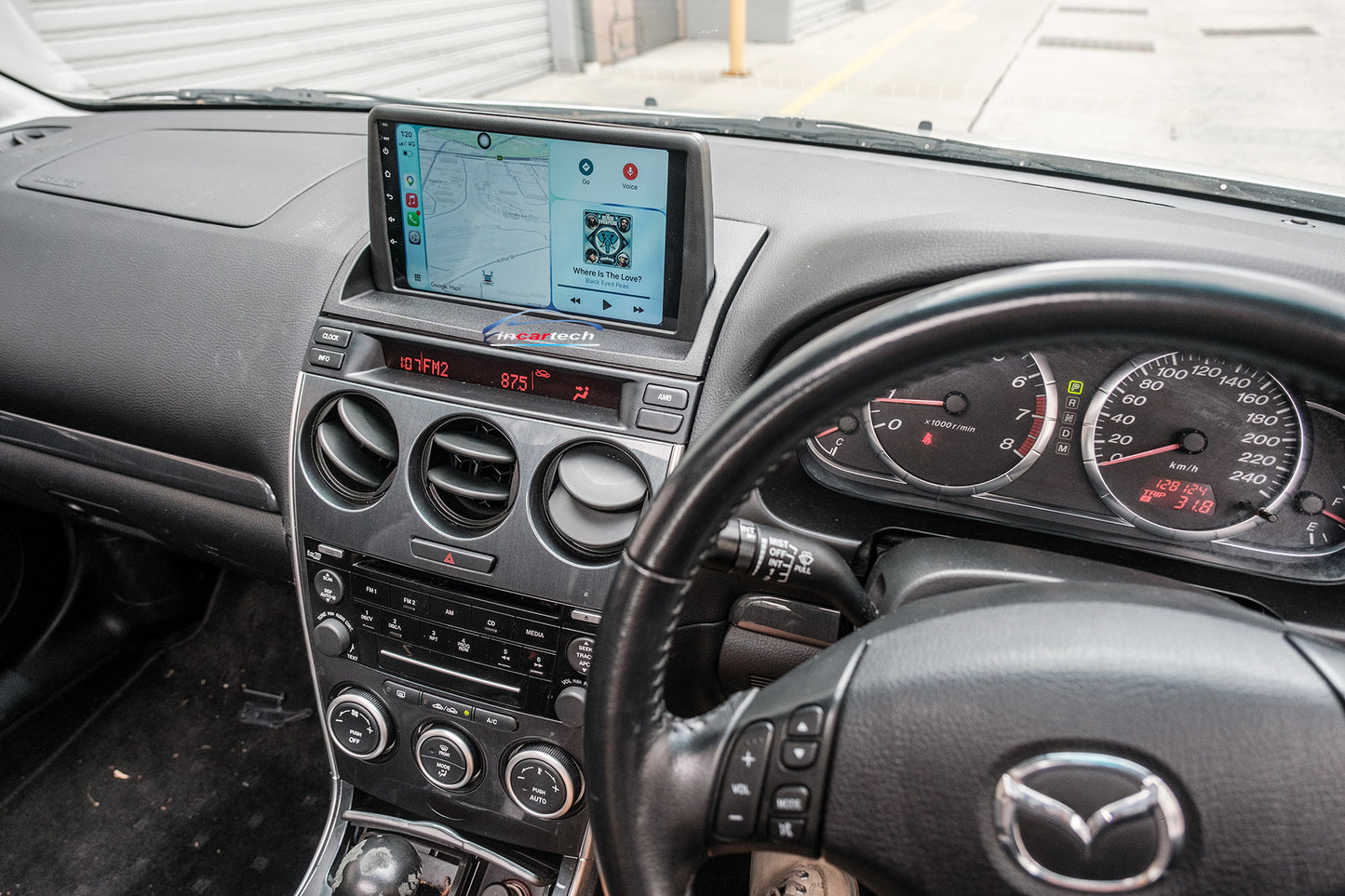 Mazda 6 2002-2008 GG GY Radio GPS wireless CarPlay Android Auto Top mount Head Unit stereo