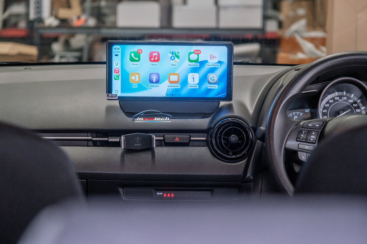 Mazda CX3 2015-2018 10" 16:9 Wide Touchscreen GPS Wireless Apple Carplay Android Auto Stereo deck