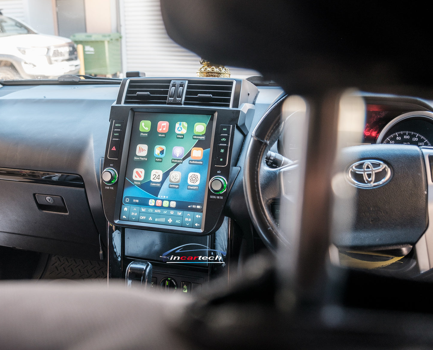 Toyota Prado 150 2009-2013 12.1" tesla Screen GPS Wireless Apple CarPlay Android Auto Stereo