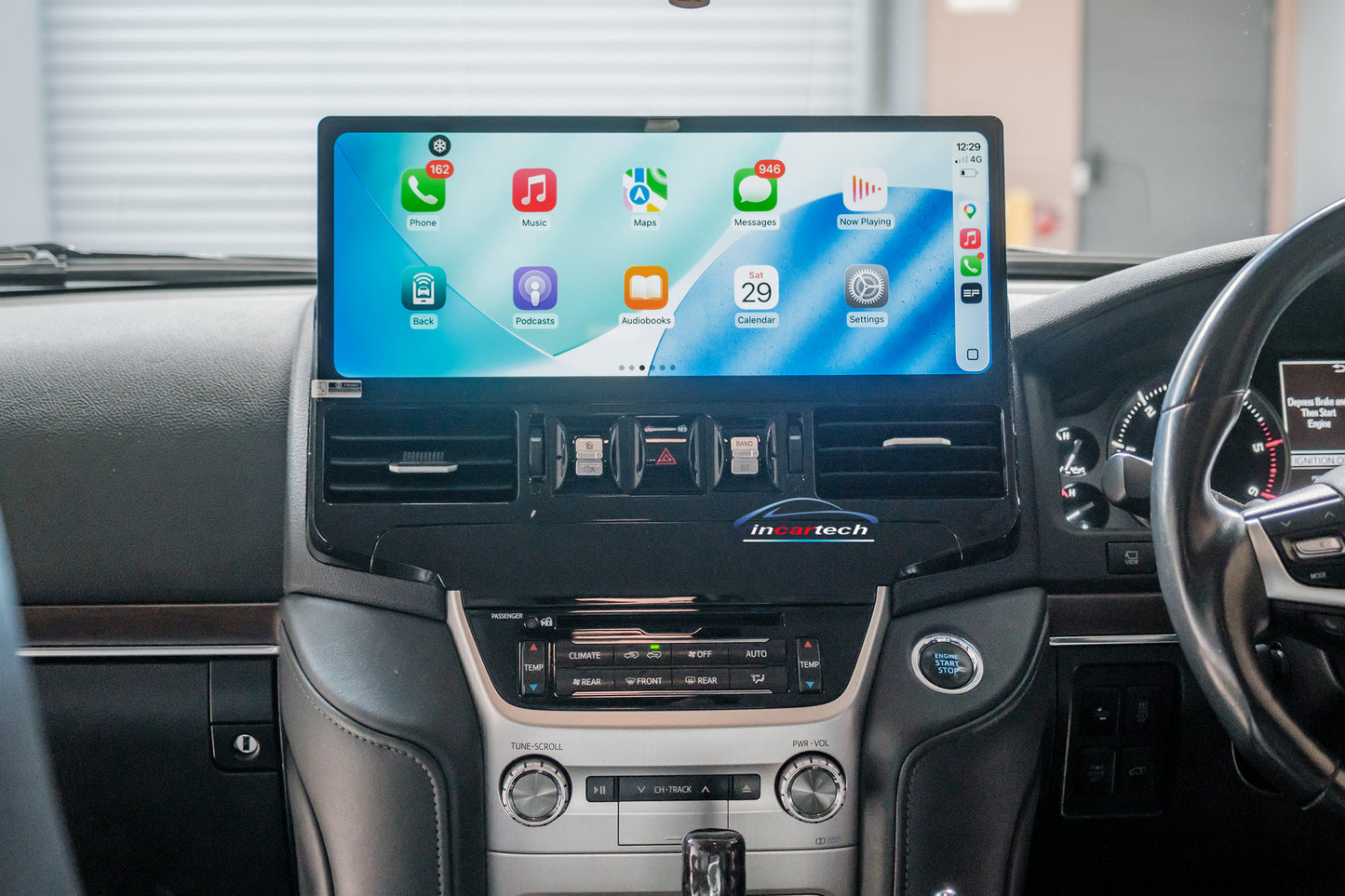 Toyota Landcruiser LC200 15-24 17" Screen GPS Wireless Apple CarPlay Android Auto Stereo Upgrade