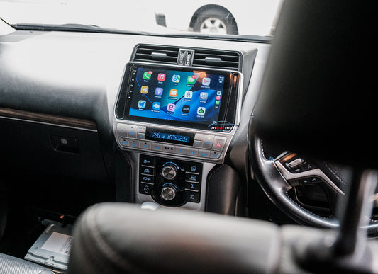 Toyota Prado VX,Kakadu 2017-2025 Wireless Apple CarPlay Stereo Android auto Upgrade Support 360 JBL