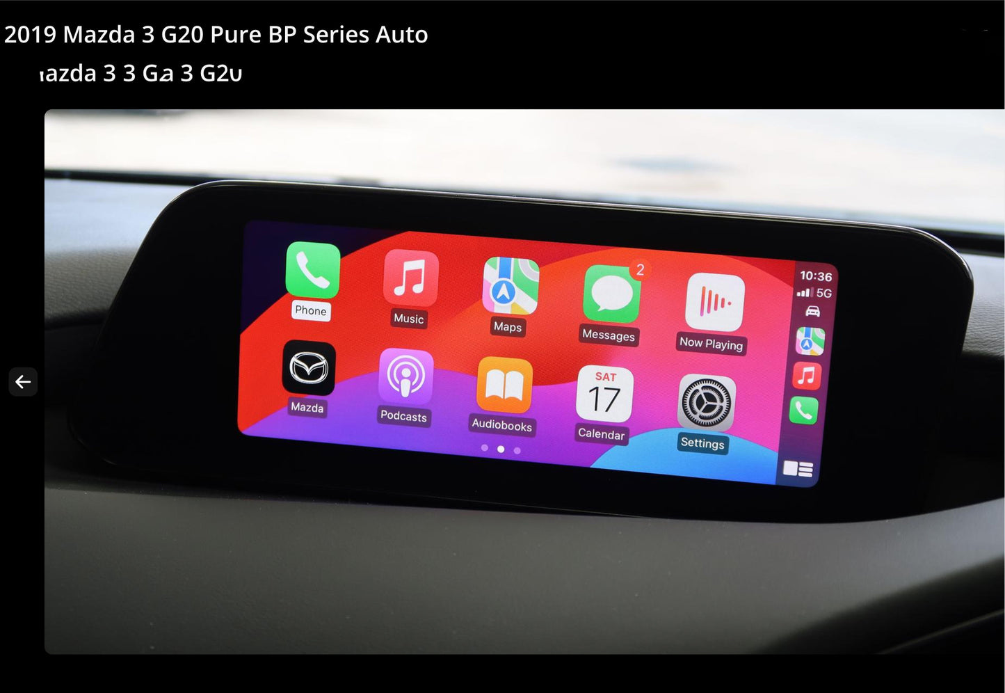 Mazda 3 2018-2019 Proline Wired to Wireless CarPlay Adaptor Decorder