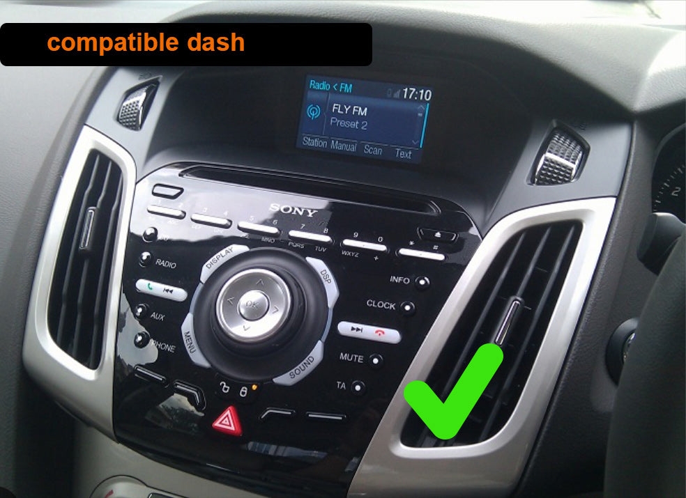Ford Focus 2012-2018 9.7 inch vertical Touchscreen Wireless Apple CarPlay Android Auto GPS Bluetooth