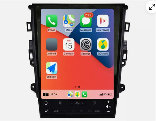 Ford Mondeo 2014-2019 13.6 inch vertical Touchscreen Wireless Apple CarPlay Android Auto GPS Bluetooth