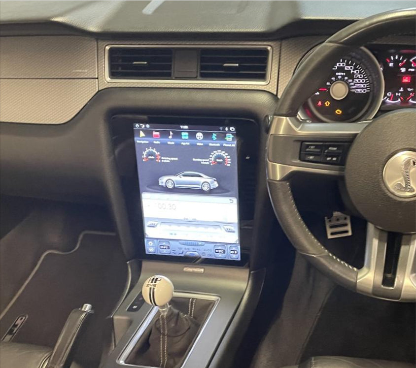 Ford Mustang 2009-2014 13.6 inch vertical Touchscreen Wireless Apple CarPlay Android Auto GPS Bluetooth