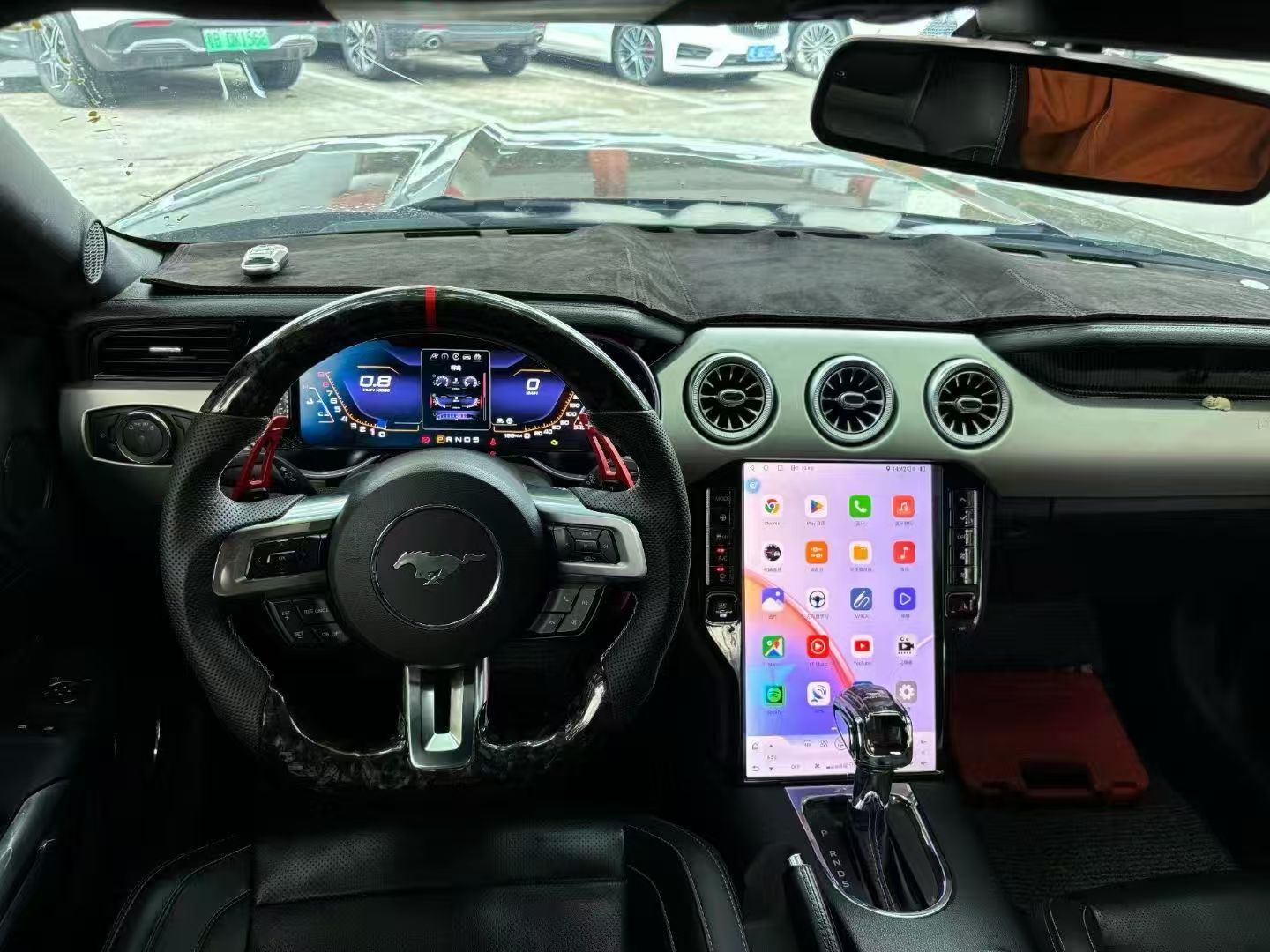 Ford Mustang 2015-2021 14.5" Wireless Apple CarPlay Android Auto GPS Digital aircon