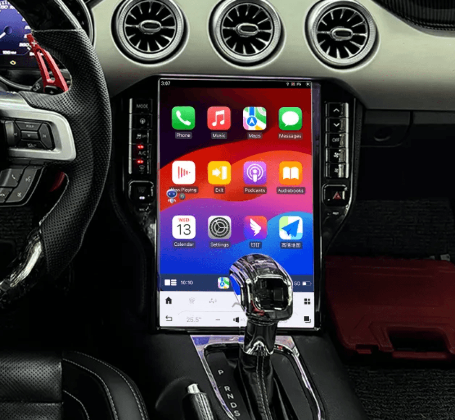 Ford Mustang 2015-2021 14.5" Wireless Apple CarPlay Android Auto GPS Digital aircon