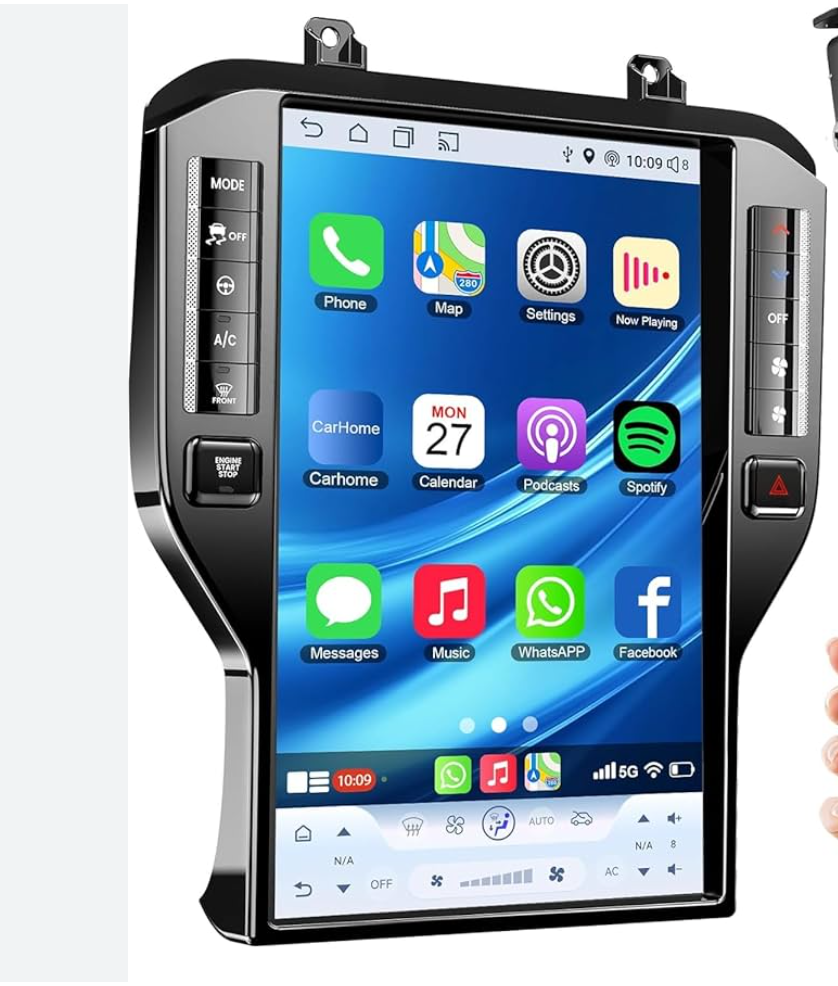 Ford Mustang 2015-2021 14.5" Wireless Apple CarPlay Android Auto GPS Digital aircon