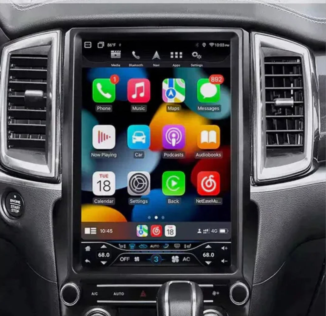 Ford Ranger 14-22 PX MkII 2 MKIII 3 Wireless Apple Carplay Android Aut ...
