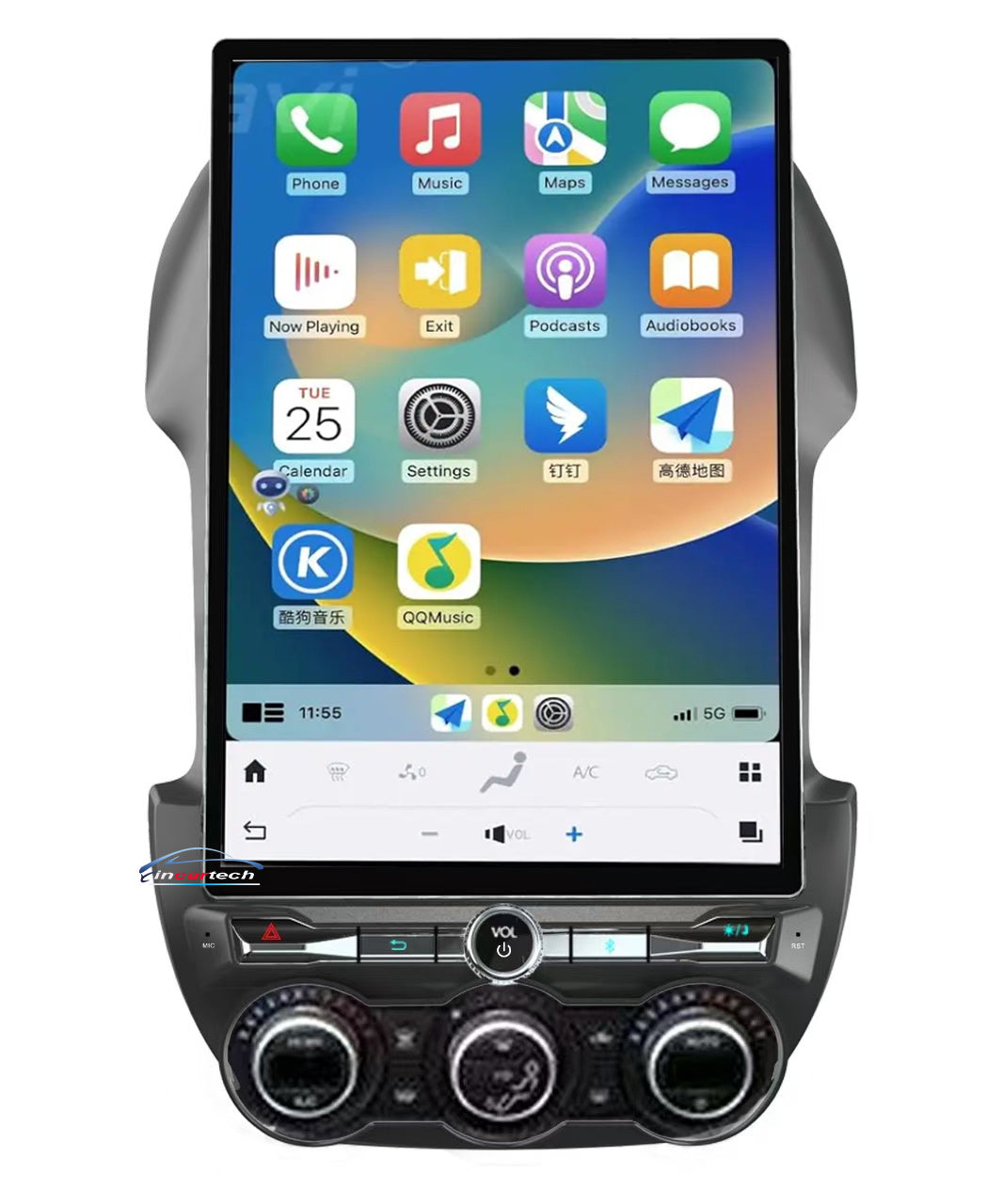 Ford Ranger 2011-2016 14.6“ vertical Touchscreen Wireless Apple CarPlay Android Auto GPS Bluetooth, Ford Ranger Raptor 2011-2016 15.6“ vertical Touchscreen Wireless Apple CarPlay Android Auto GPS Bluetooth