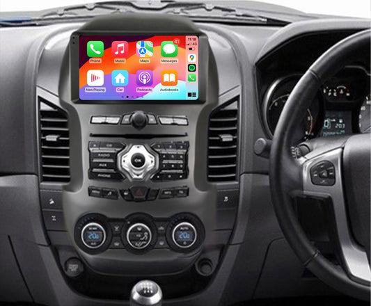 Ford Ranger 2011-2016 Wireless Apple Carplay Android Auto GPS Nav upgrade stereo 9 inch Bluetooth