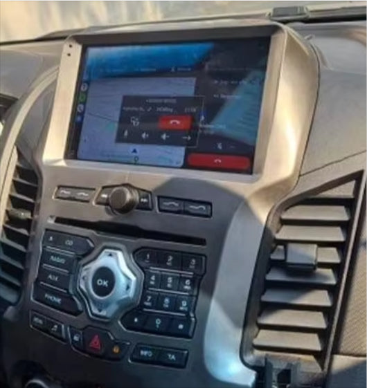 Ford Ranger 2011-2016 Wireless Apple Carplay Android Auto GPS Nav upgrade stereo 9 inch Bluetooth