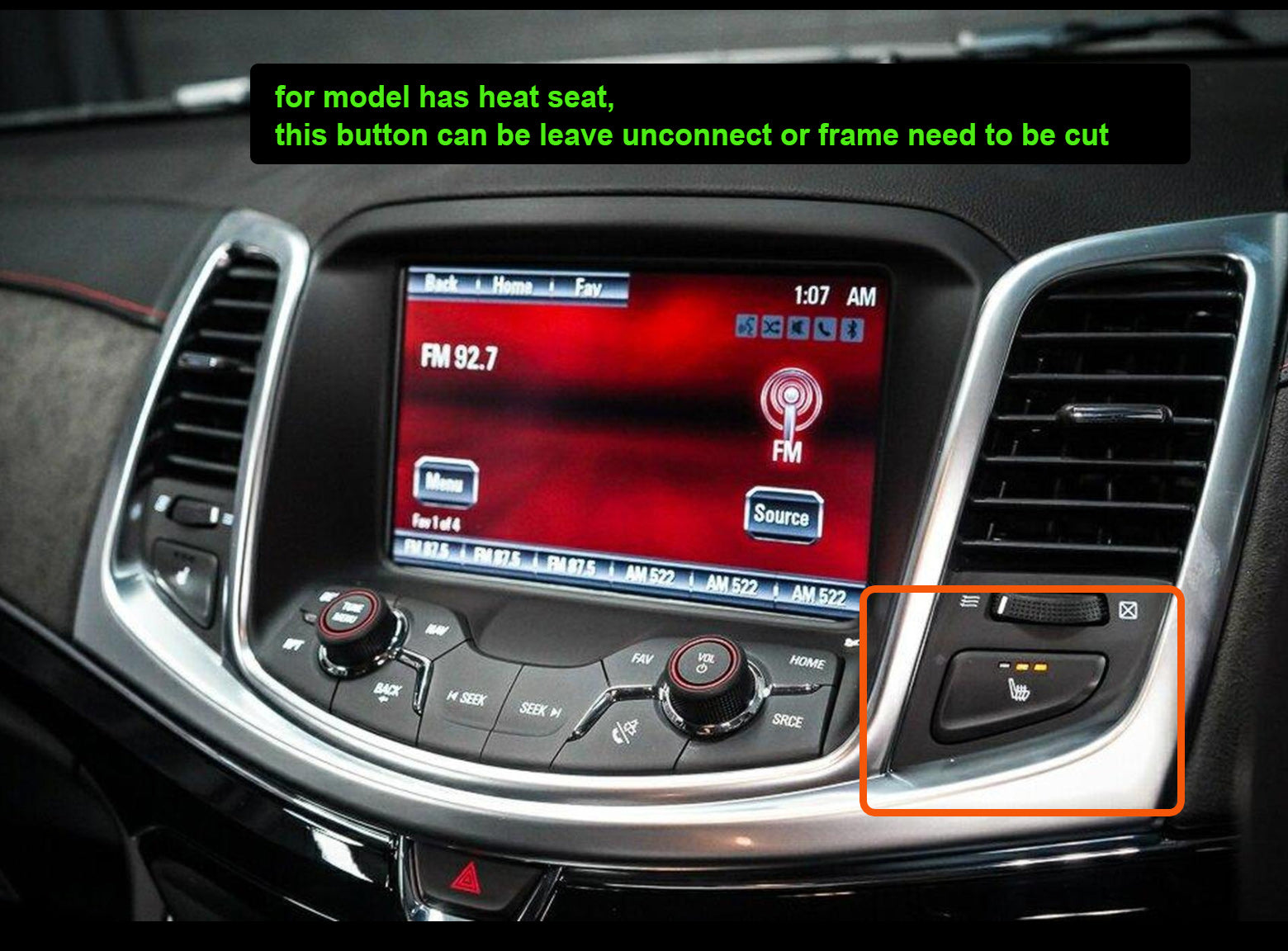 Holden Commodore VF 2013-2017 GPS 9" touchscreen Wireless CarPlay Android Auto stereo