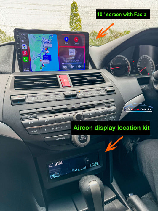 Honda Accord 2008-2012 10“ Touchscreen GPS wireless CarPlay Android Auto HeadUnit