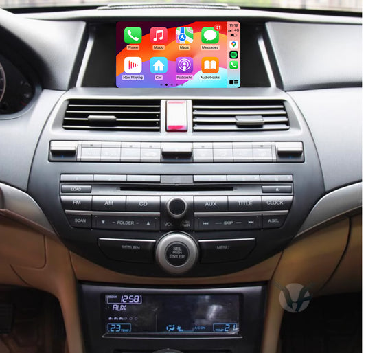 Honda Accord 2008-2012 9“ Touchscreen GPS wireless CarPlay Android Auto HeadUnit