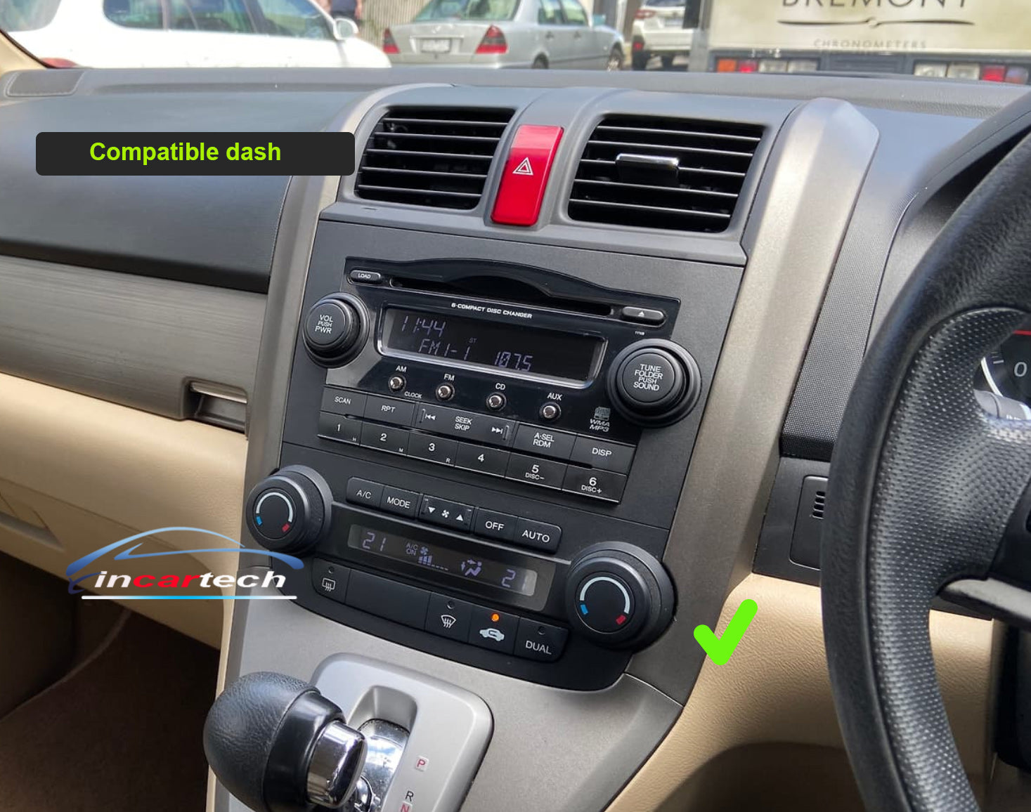 Honda CRV 2007-2012 11.2" Tesla Style Touchscreen GPS wireless CarPlay Android Auto HeadUnit