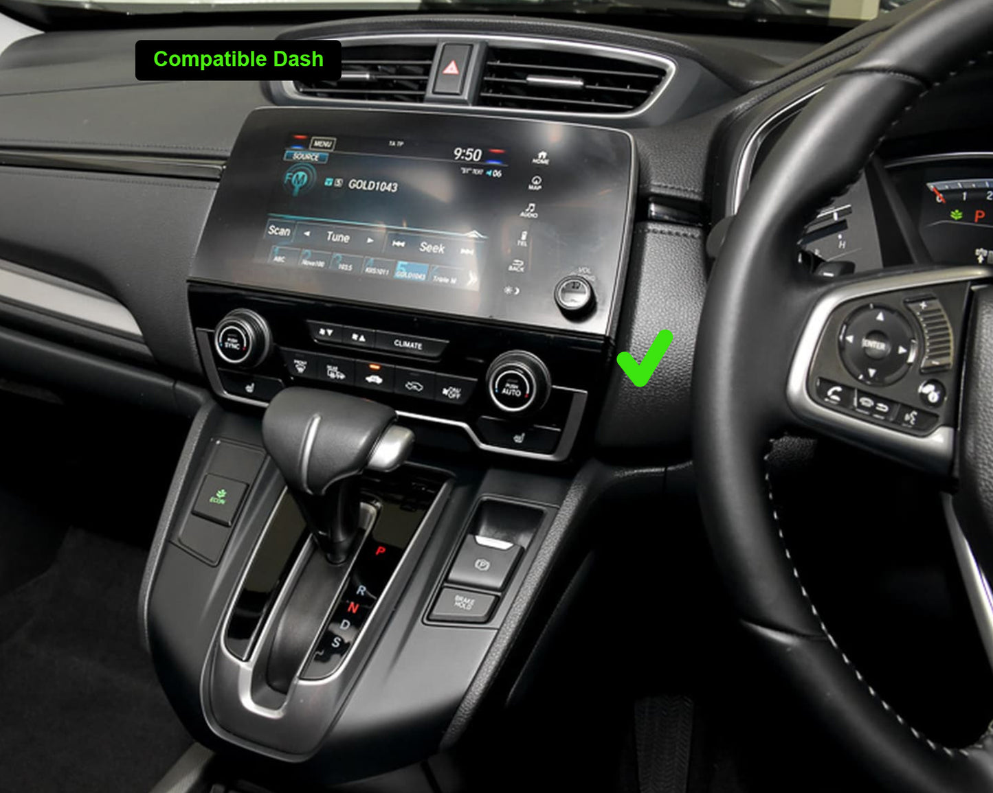 Honda CRV 2017-2022 9" Touchscreen GPS wireless CarPlay Android Auto HeadUnit