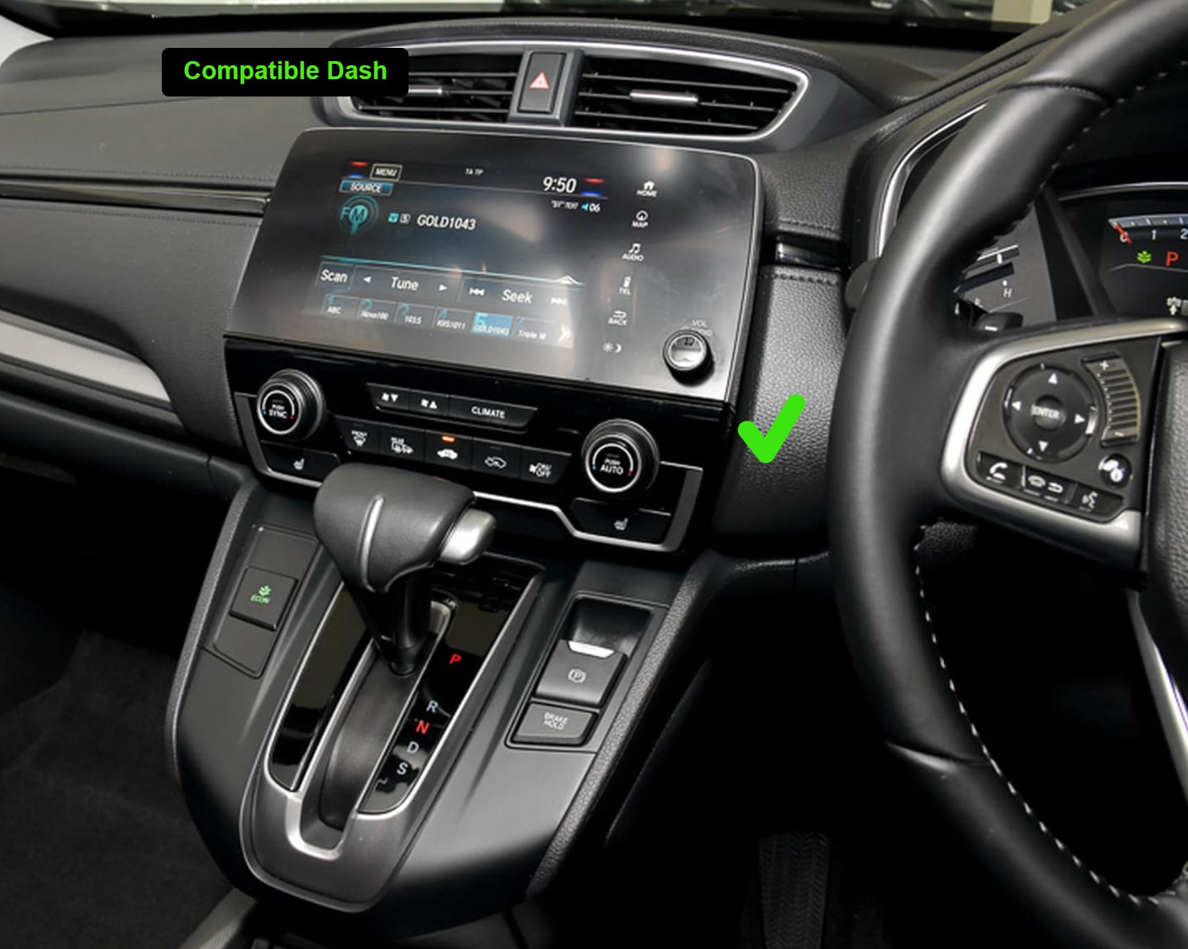 Honda CRV 2017-2022 9" Touchscreen GPS wireless CarPlay Android Auto HeadUnit