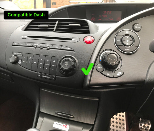 Honda Civic 2006-2011 Hatchback type R 9" Touchscreen GPS wireless CarPlay Android Auto HeadUnit