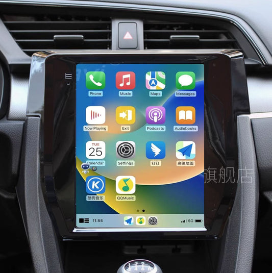 Honda Civic 2015-2019 12.1" Tesla Style GPS wireless CarPlay Android Auto HeadUnit