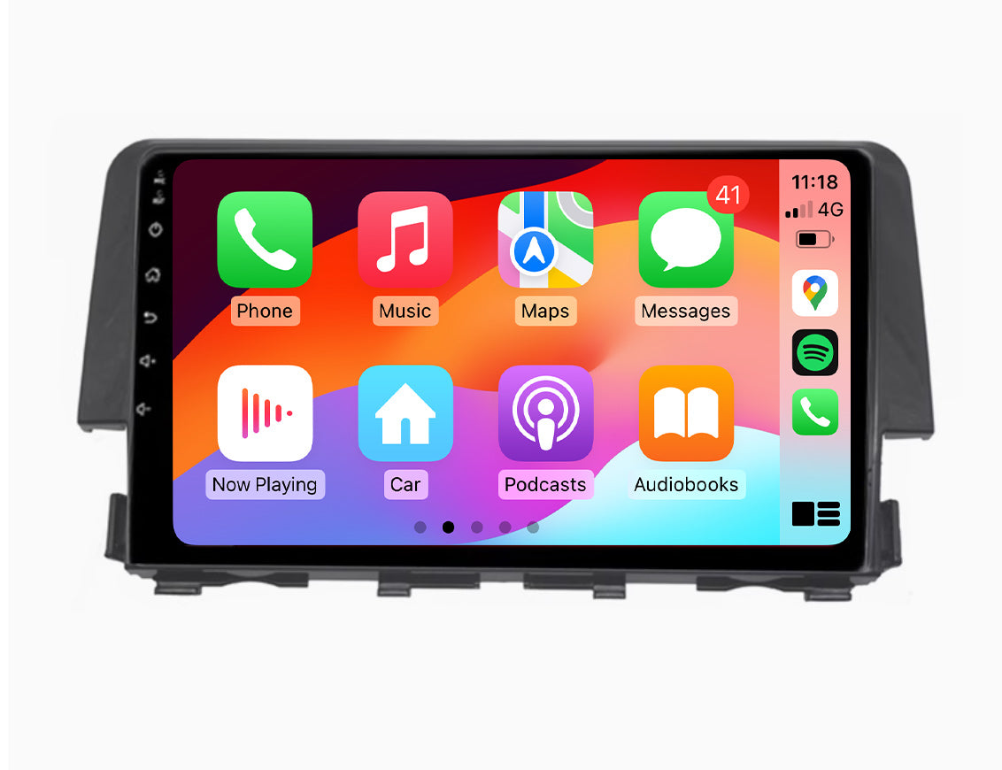 Honda Civic 2015-2019 9" Touchscreen GPS wireless CarPlay Android Auto HeadUnit