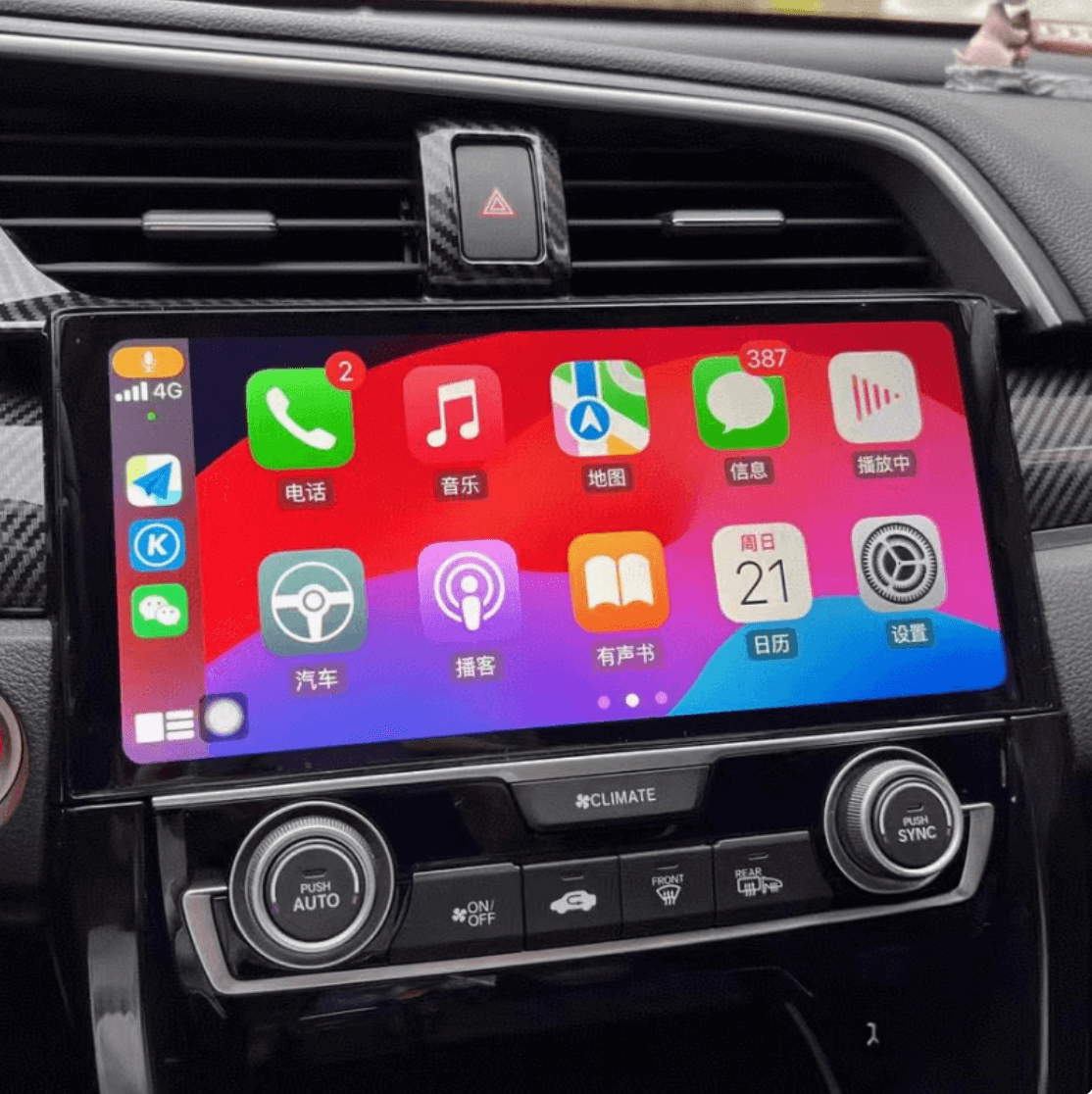 Honda Civic 2015-2019 9" Touchscreen GPS wireless CarPlay Android Auto HeadUnit
