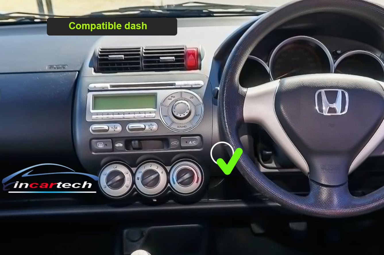 Honda Jazz 2002-2008 stereo facia 9 inch android  Double din 2 din fascia frame surround