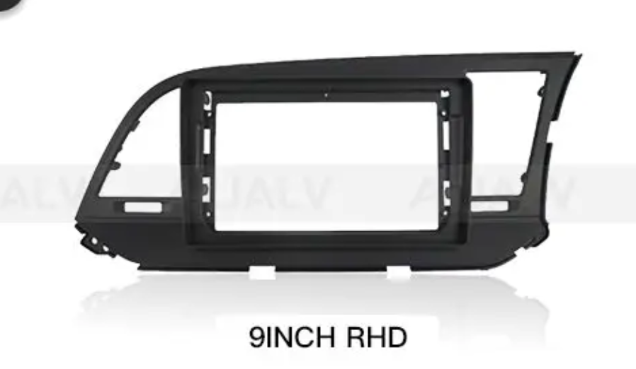 Hyundai Elantra 2015-2019 stereo facia 9 inch android  Double din 2 din fascia frame surround