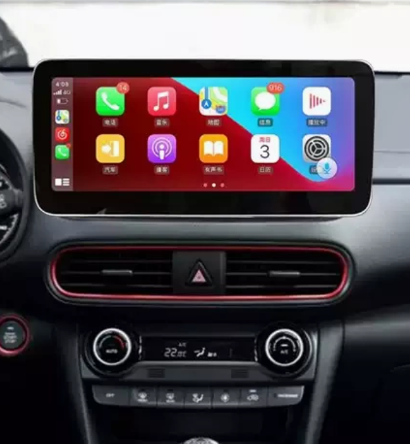 Hyundai Kona 2017-2023 12.95" Wireless Apple CarPlay Android Auto Radio upgrade