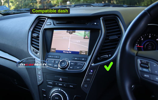 Hyundai Santa Fe 2013-2018 GPS BT wireless Apple CarPlay Android Auto Stereo 9"