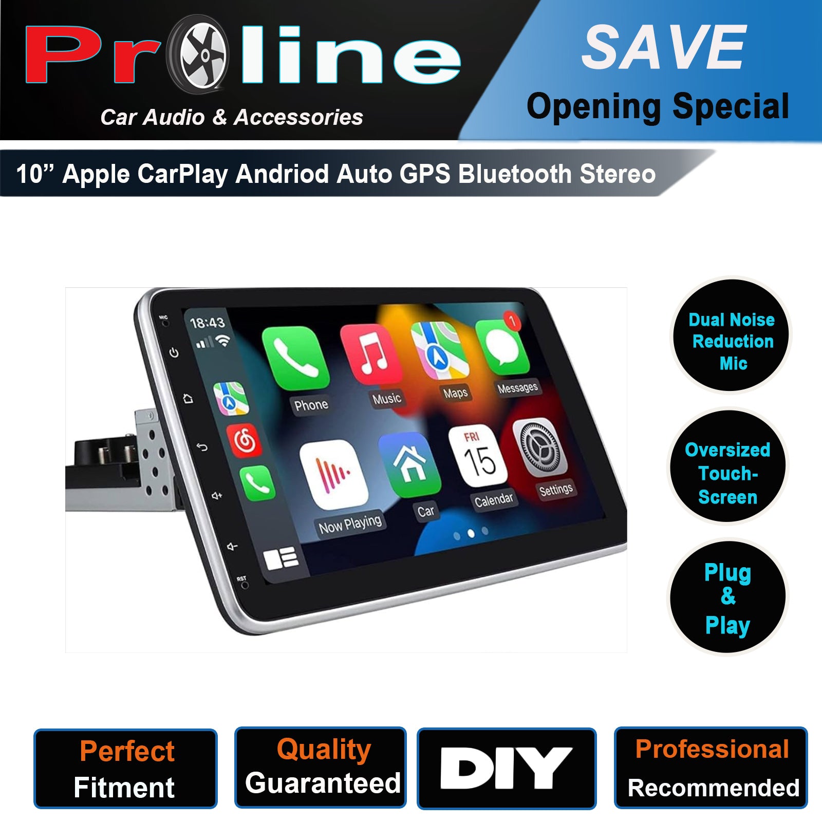 Hyundai Tucson 2004-2009 Wireless Apple CarPlay Android Auto Bluetooth Radio upgrade