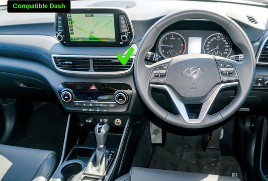 Hyundai Tuscon 2018+ stereo facia Double din 2 din fascia frame surround
